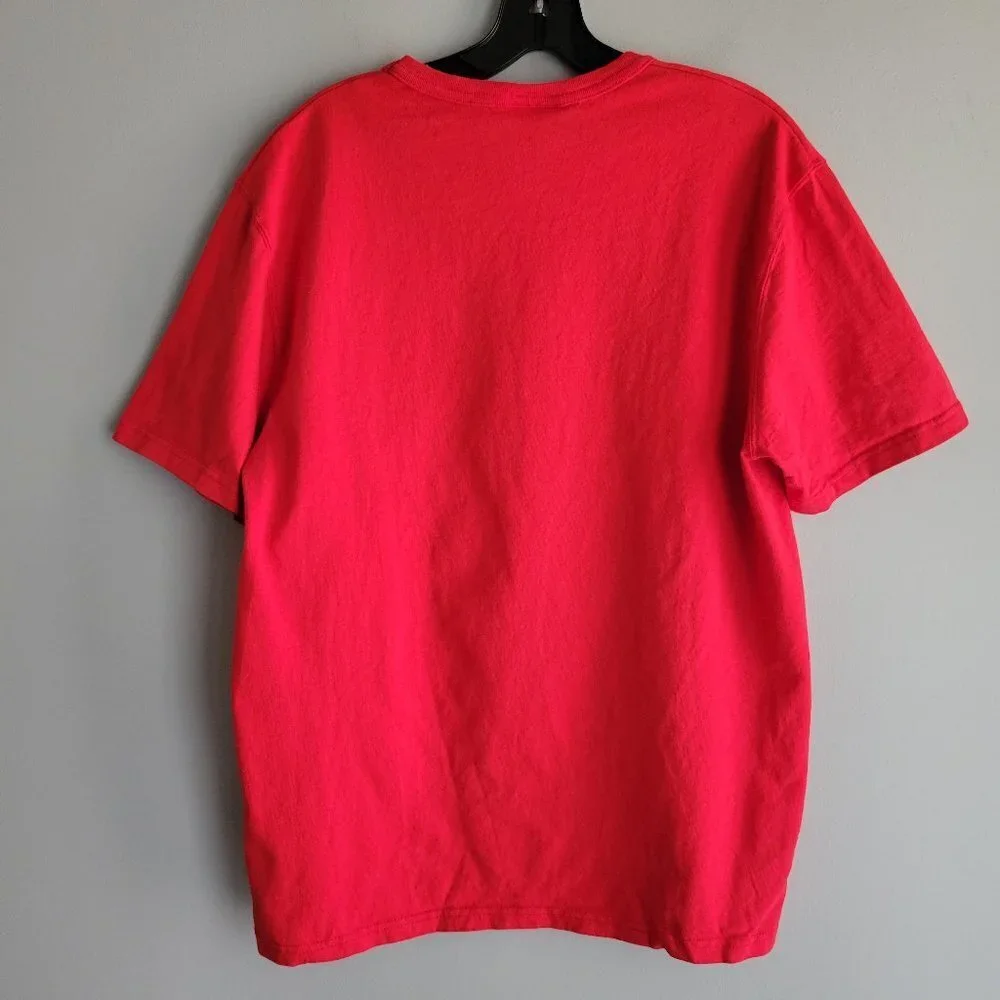 Champion Men's Red Heritage Embroidered Logo Short Sleeve Tee Size M - Picture 5 of 7